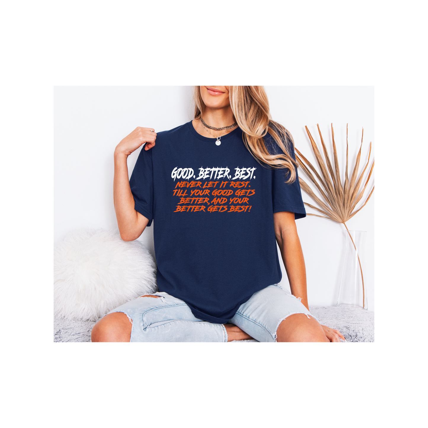 NEVER LET IT REST DTF Transfer