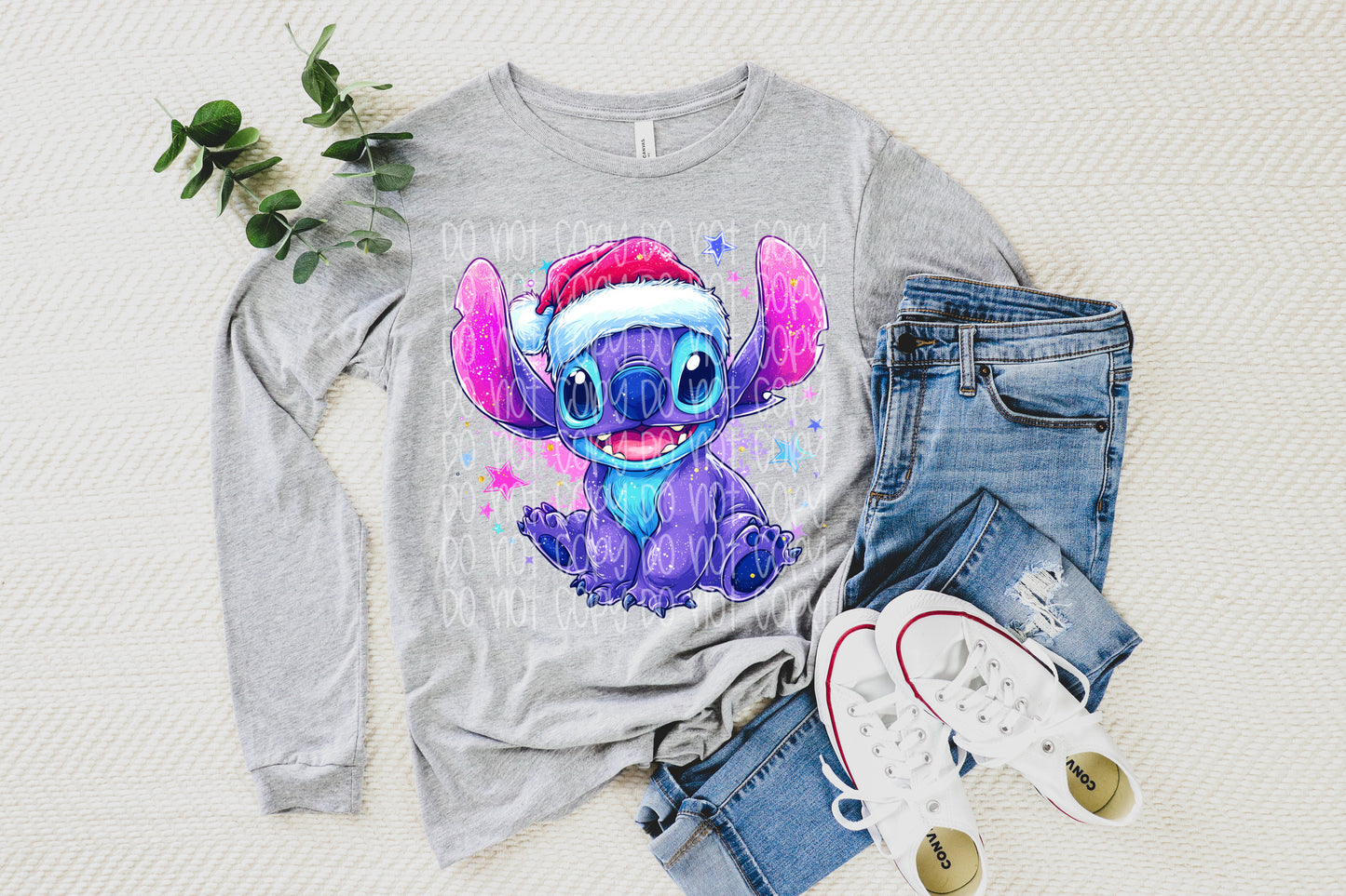 Santa Hat Stitchy DTF Transfer