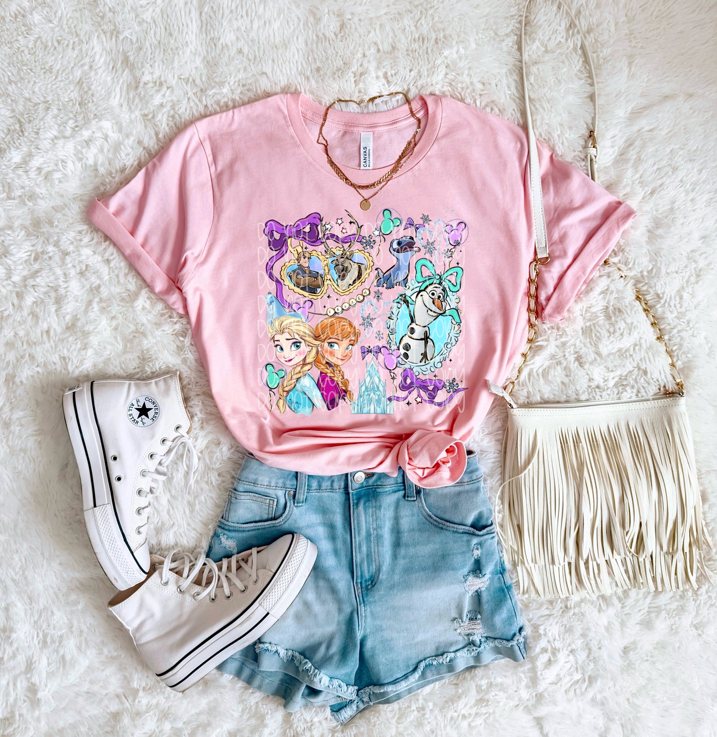 Frozen locket DTF Transfer