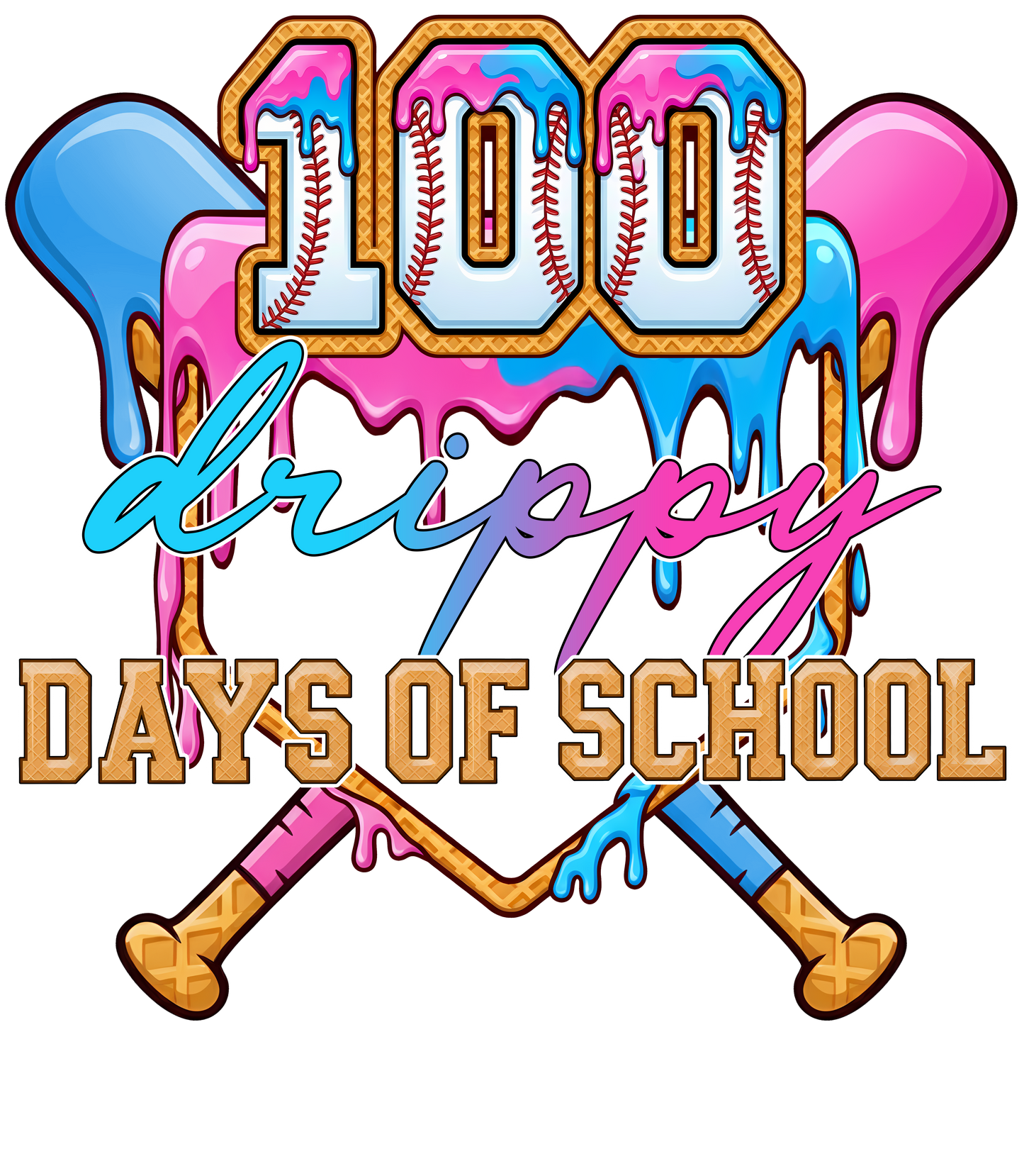 100 Drippy DTF Transfer