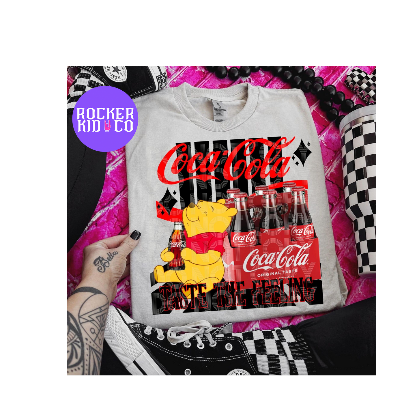 Cola Bear DTF Transfer