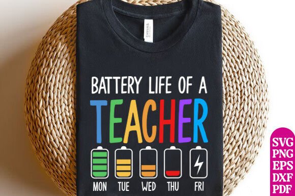 Battery Life of a Teacher DTF Transfer