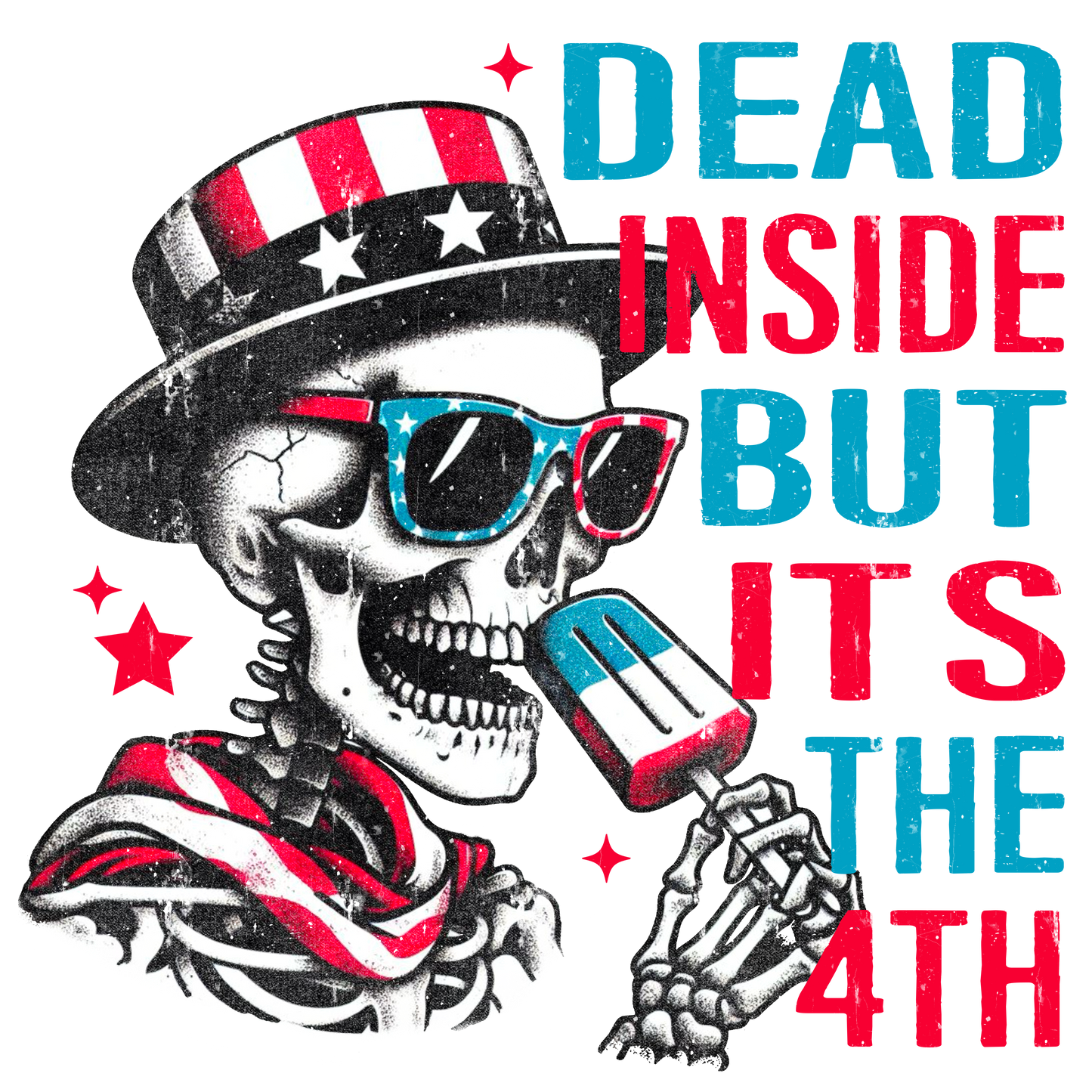 Dead Inside But its The Forth DTF Transfer