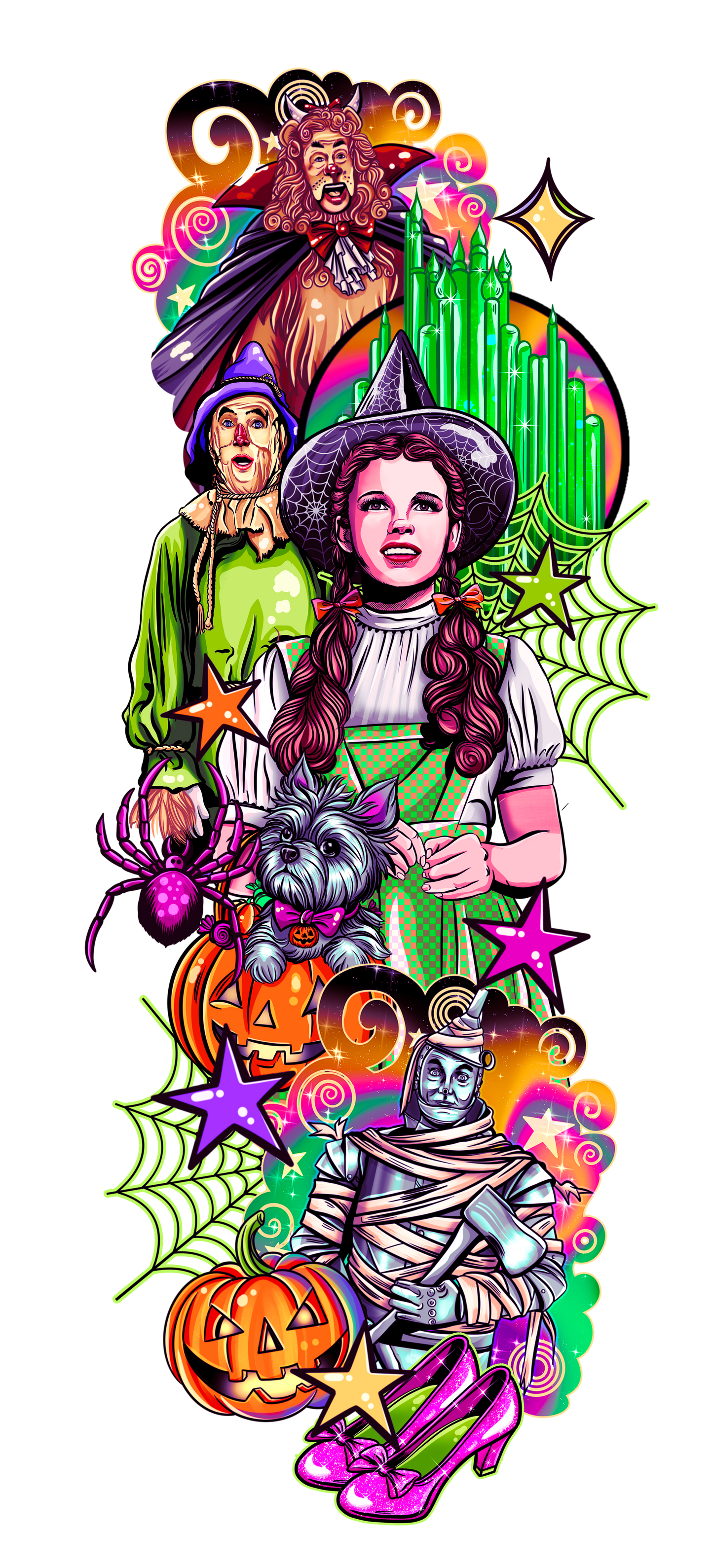 Halloween OZ DTF Transfer SLEEVE