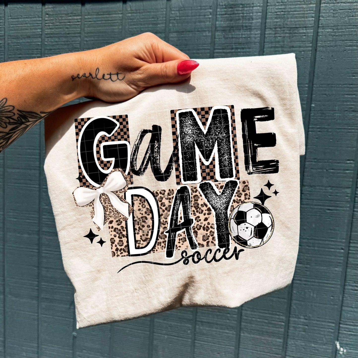 Game Day Soccer DTF Transfer