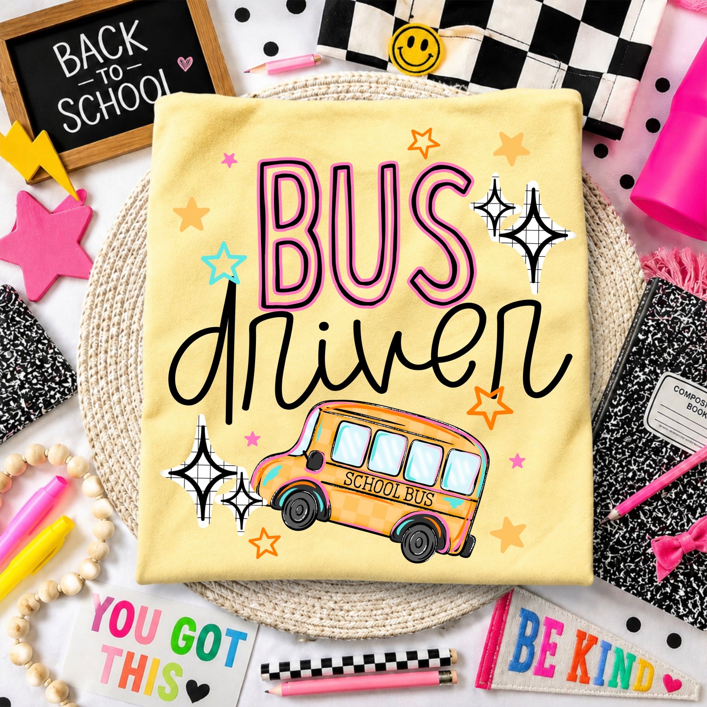 Bus Driver DTF Transfer