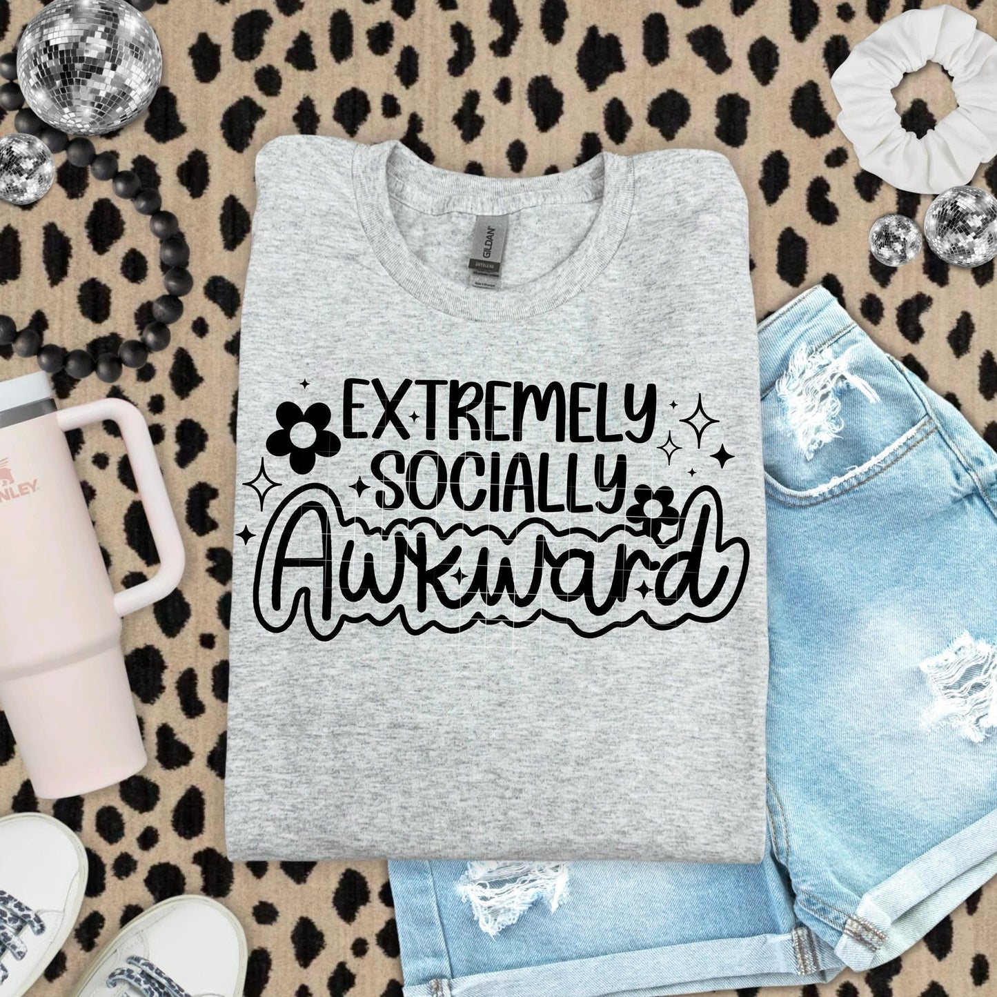 Extremely Socially Awkward DTF Transfer