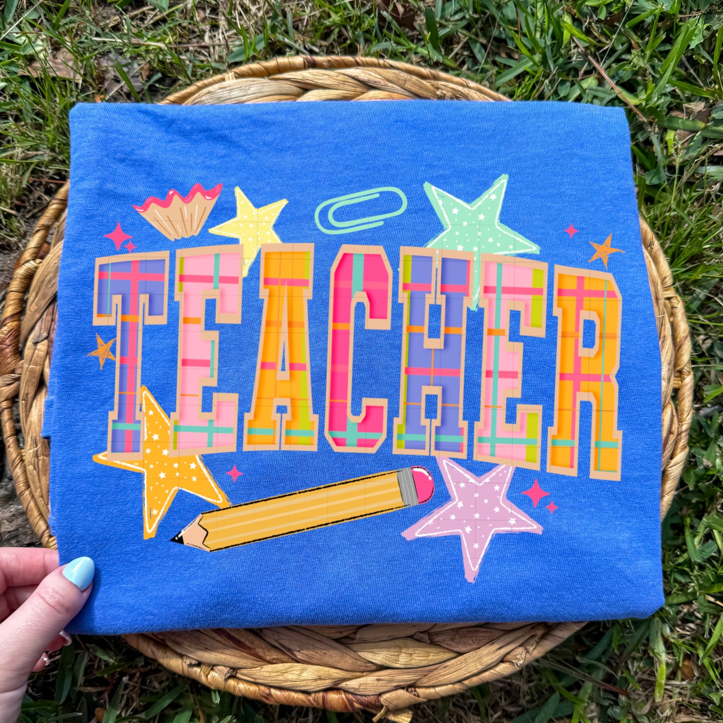 Teacher With Stars DTF Transfer