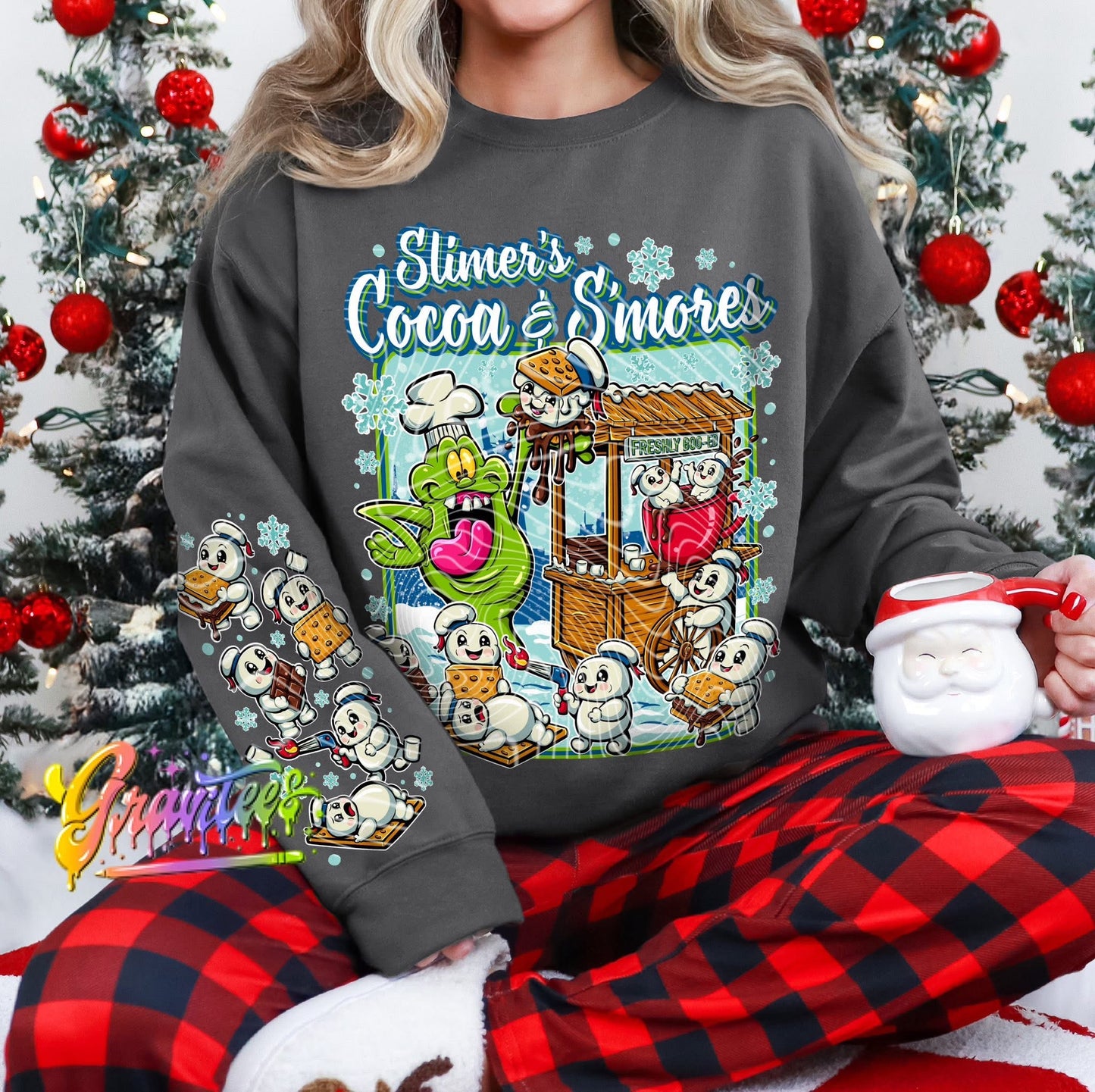 Slimer's Cocoa & Smores DTF Transfer SLEEVE ONLY