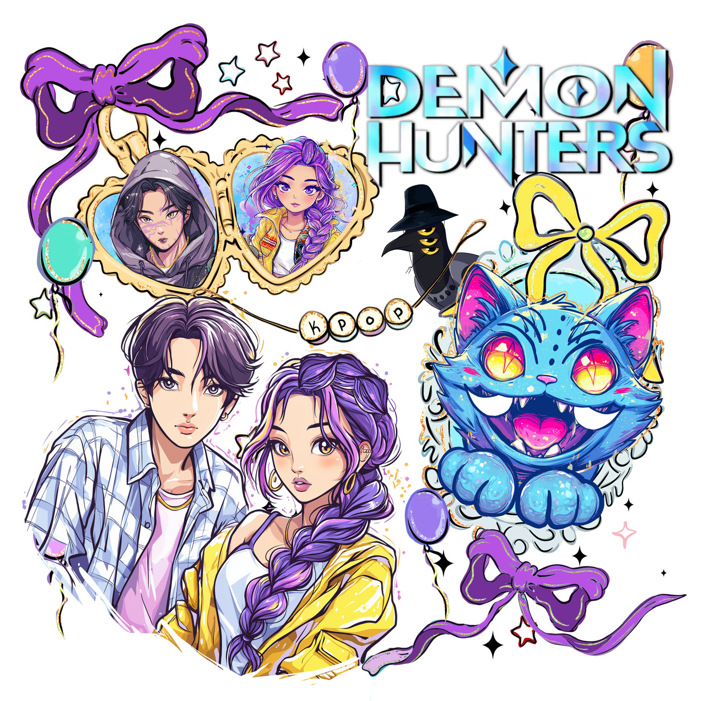 Hunter locket DTF Transfer