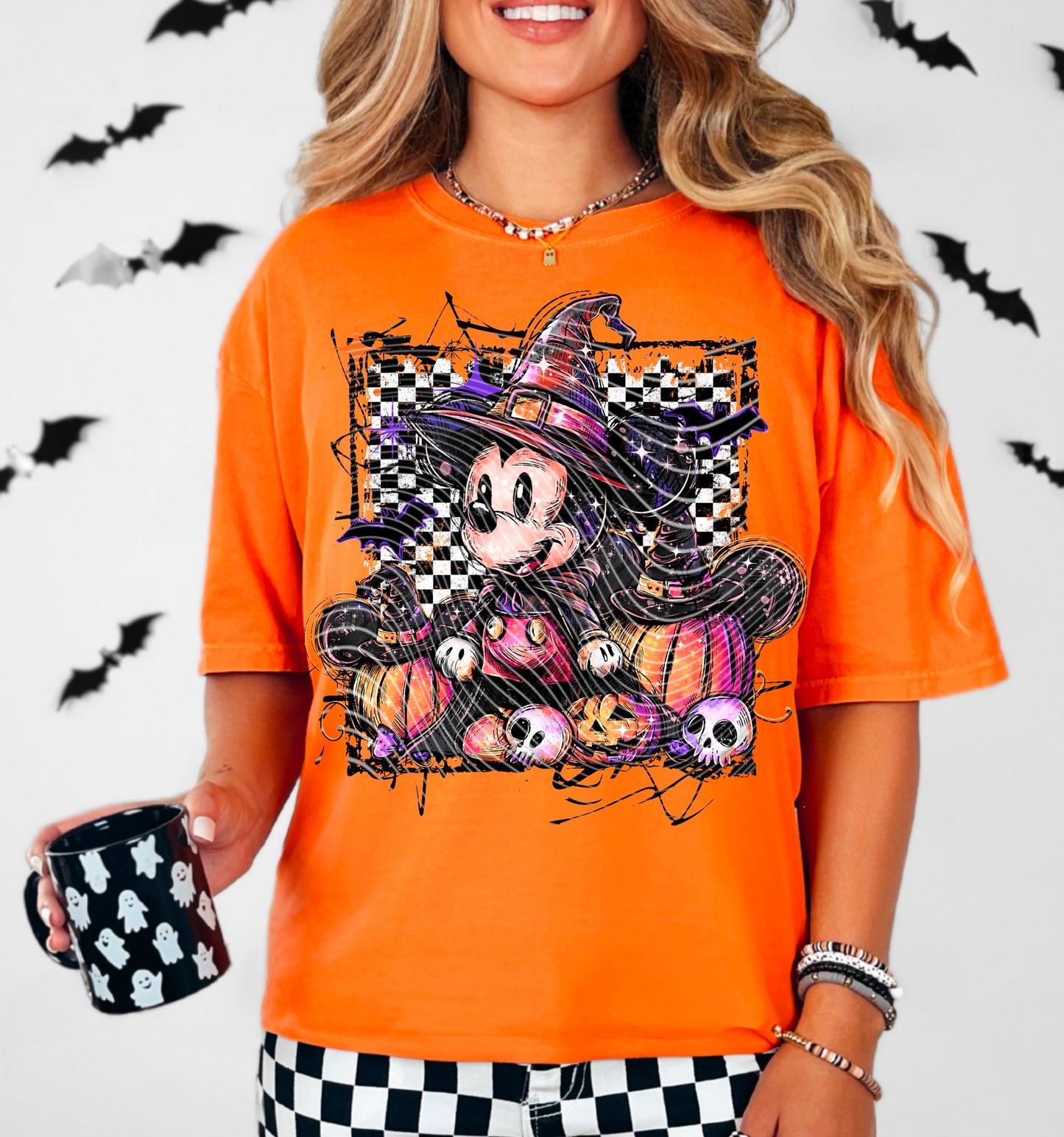 Halloween Mouse DTF Transfer
