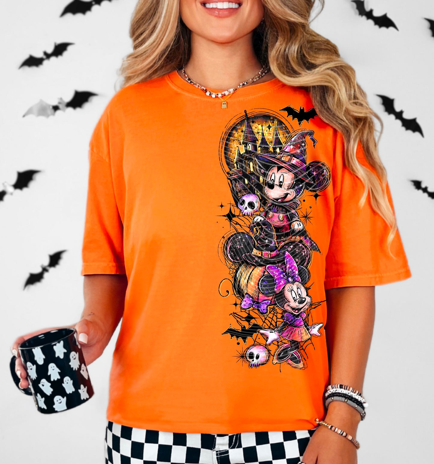 Halloween Mouse DTF Transfer SLEEVE ONLY