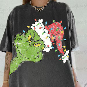 Side Grinch DTF Transfer