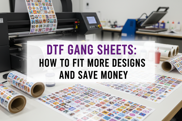 DTF Gang Sheets: How to Fit More Designs and Save Money