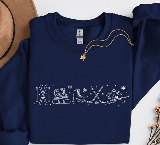 Winter Sports DTF Transfer