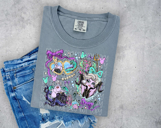 Ursula locket DTF Transfer