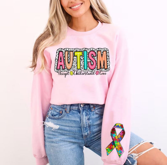 Autism Dots DTF Transfer and Sleeve