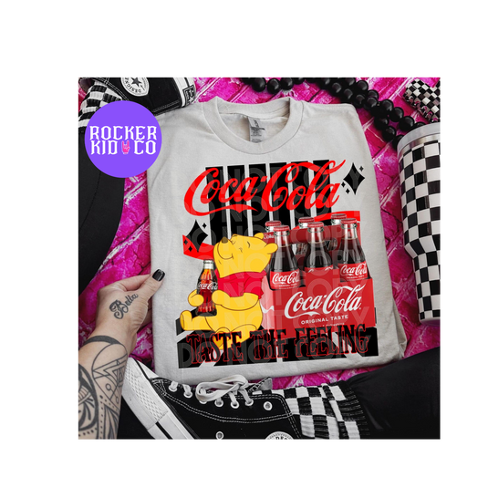 Cola Bear DTF Transfer