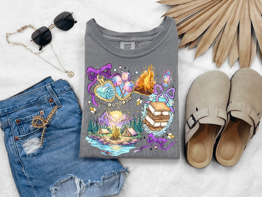 Camping locket DTF Transfer