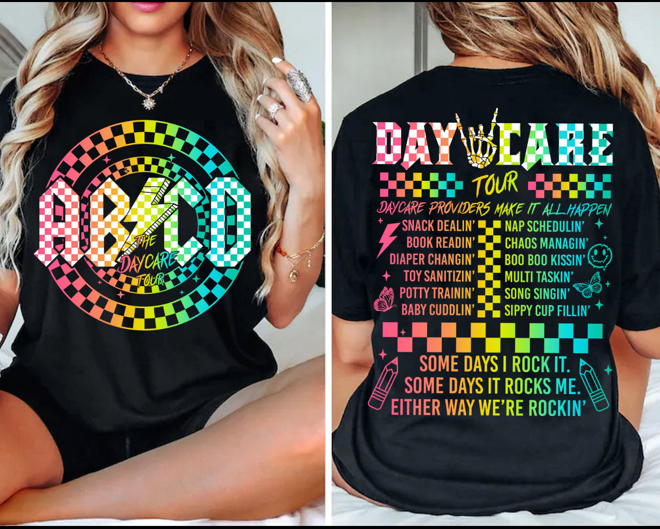 ABCD Daycare DTF Transfer FRONT ONLY