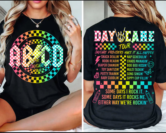 ABCD Daycare DTF Transfer BACK ONLY