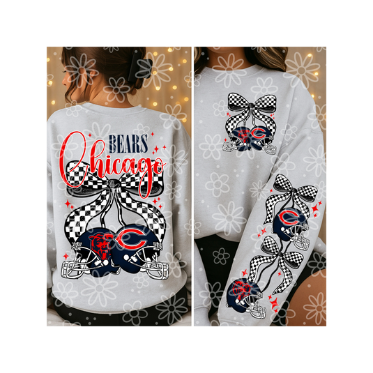 CHERRIES BEARS DTF Transfer BACK ONLY