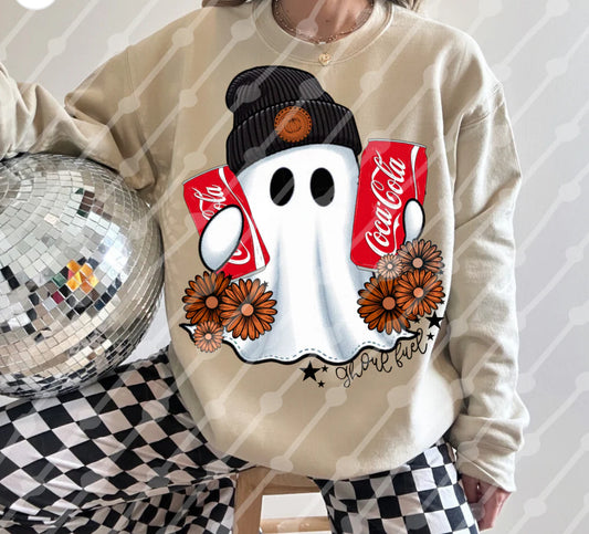 Coke Ghost DTF Transfer