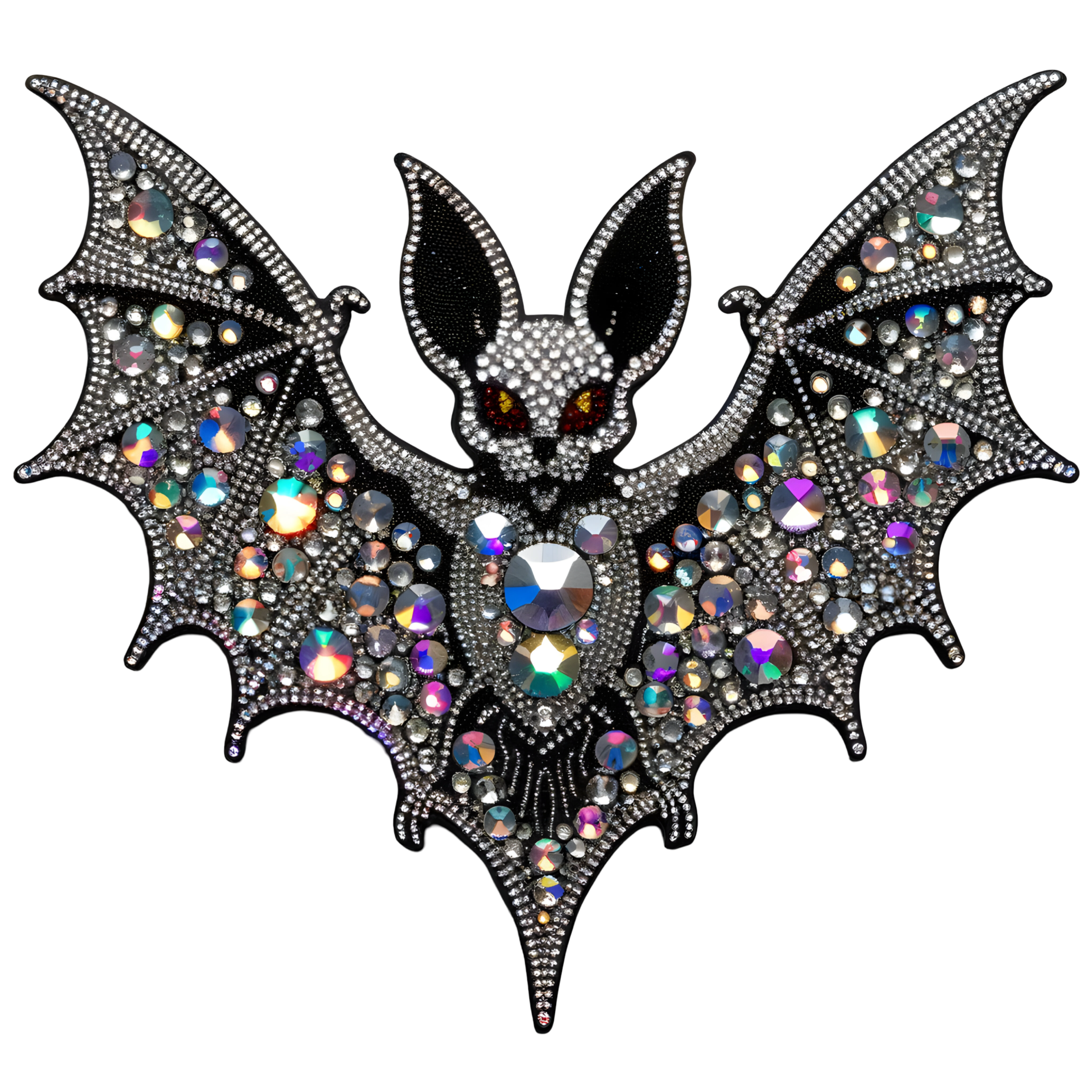 Rhinestone Bat DTF Transfer – Rockin Transfers