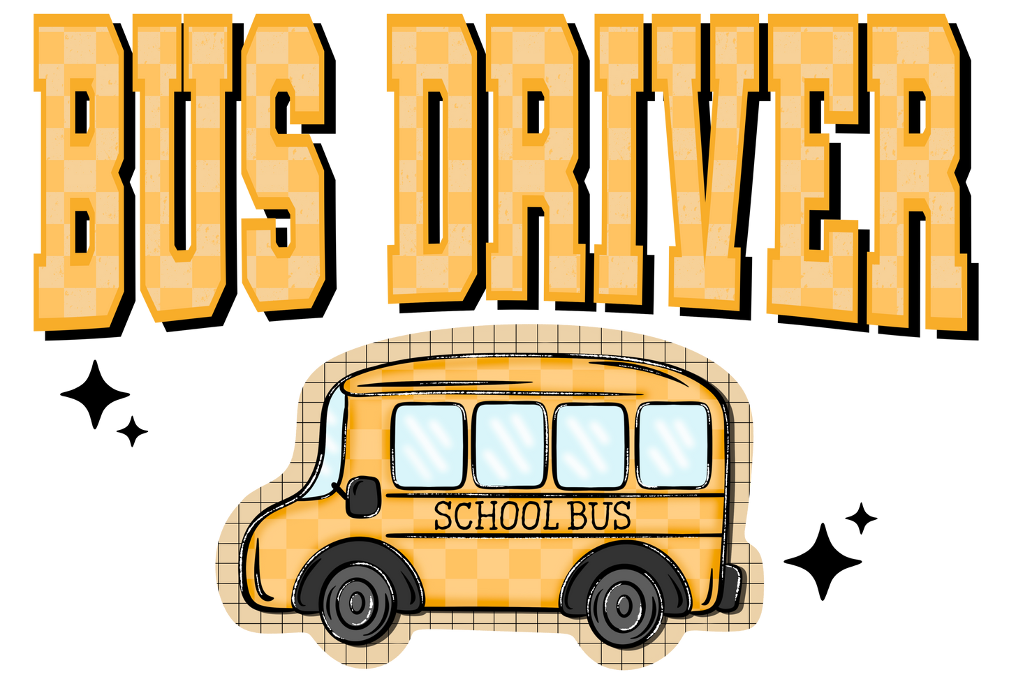 Bus Driver DTF Transfer