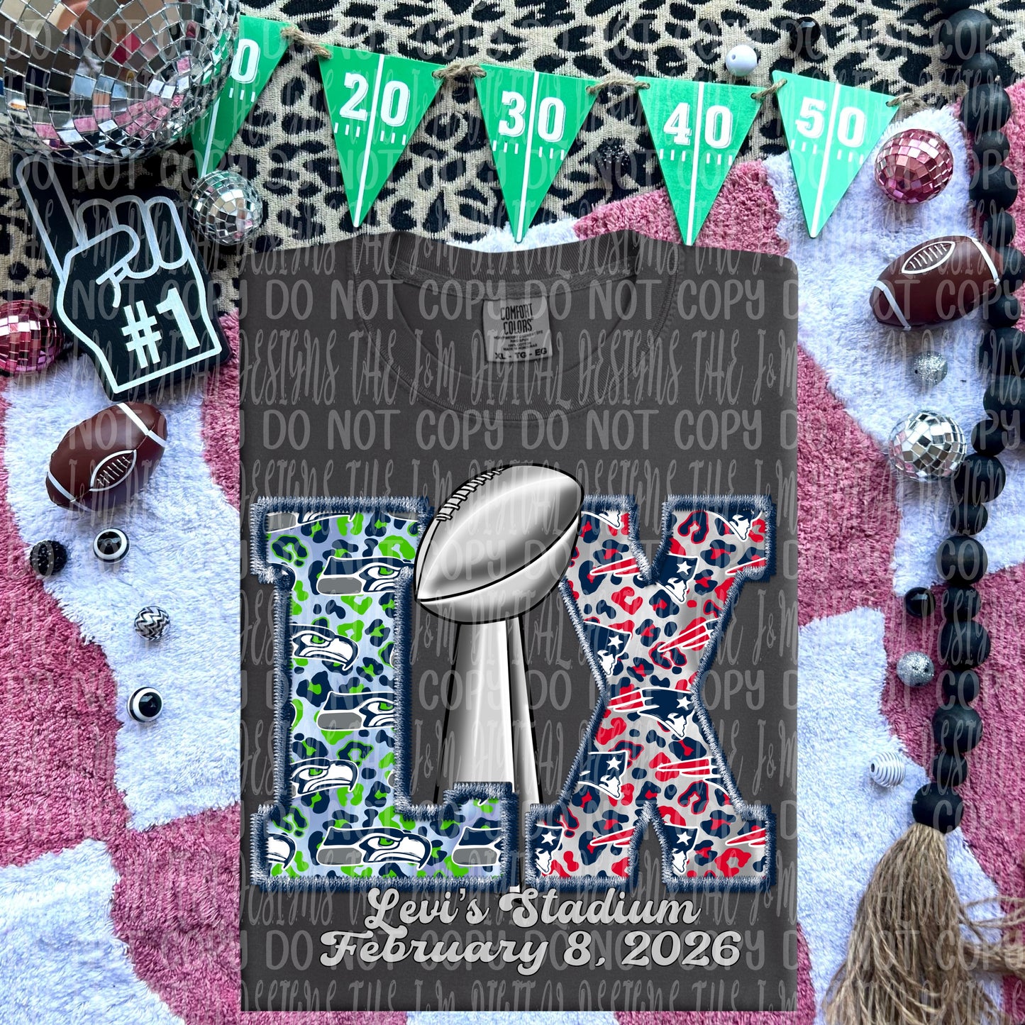 Super Bowl LX DTF Transfer