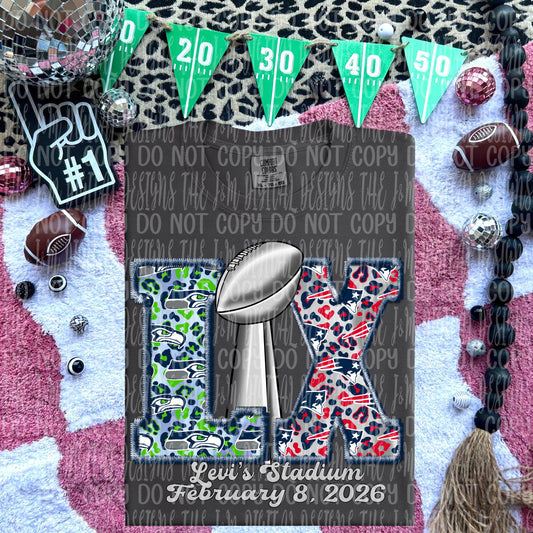 Super Bowl LX DTF Transfer