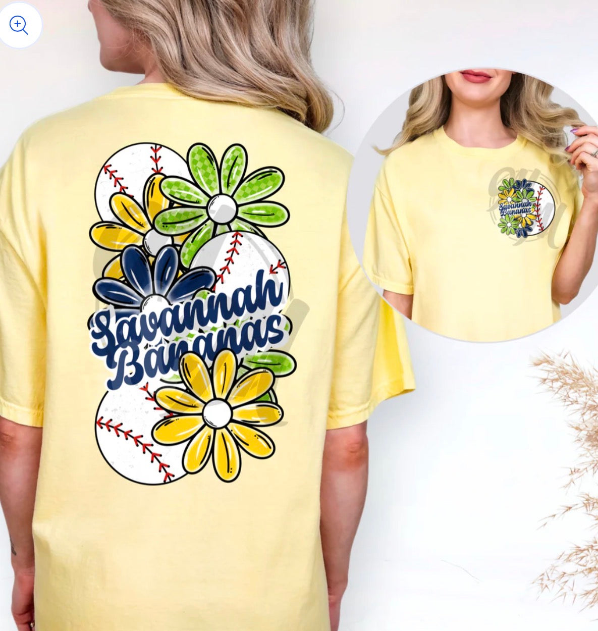 Savanah Floral DTF Transfer BACK ONLY