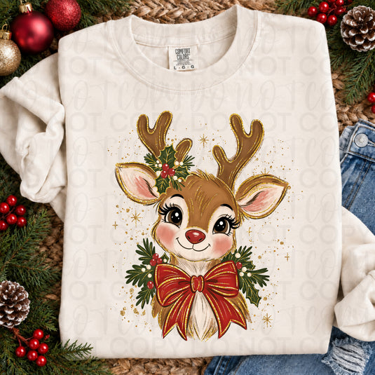Reindeer DTF Transfers