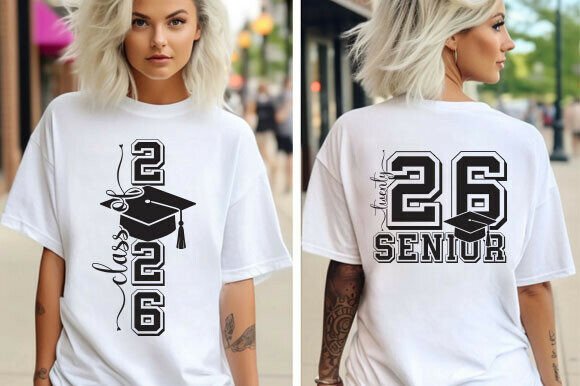 Class of Senior DTF Transfer FRONT ONLY