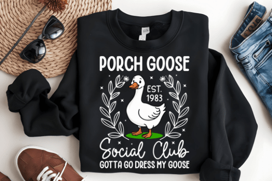 Porch Goose DTF Transfer