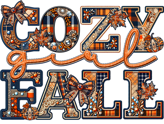 Cozy Girl Fall DTF Transfer