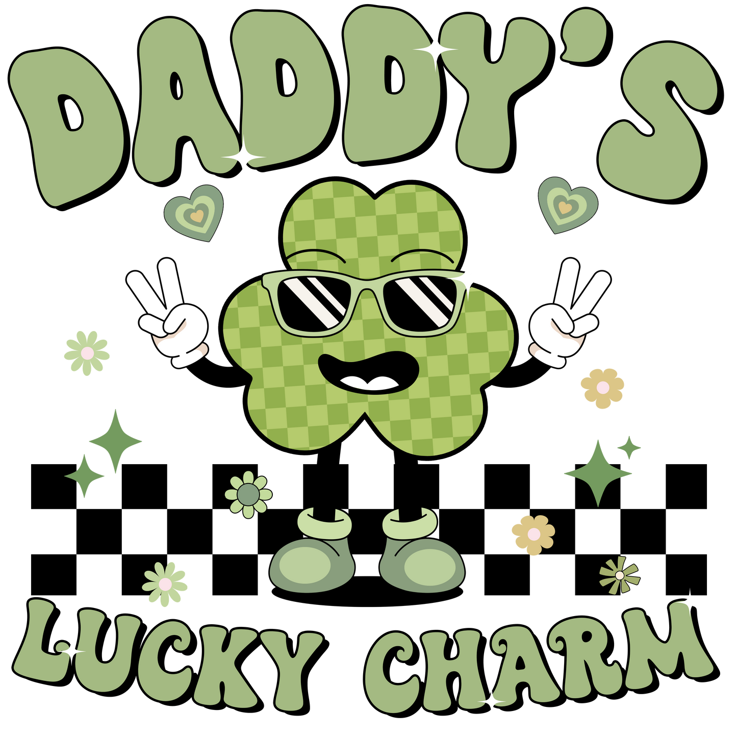 Daddy's Lucky Charm DTF Transfer
