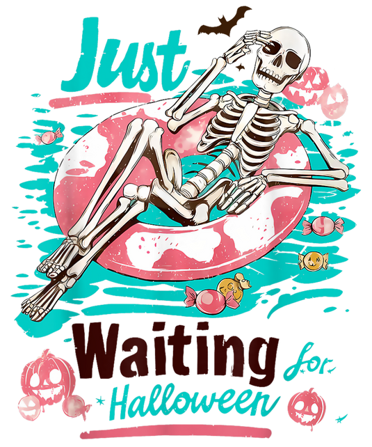 Just Waiting for Halloween DTF Transfer