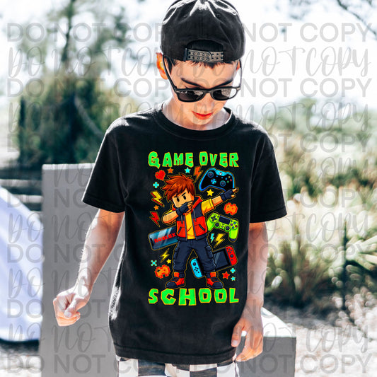 Game Over Robloxx DTF Transfer