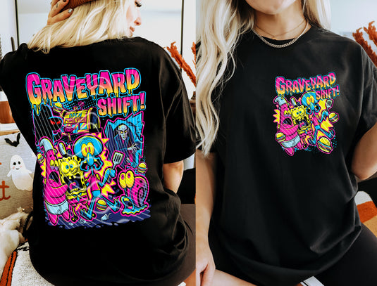 Graveyard Shift DTF Transfer FRONT ONLY