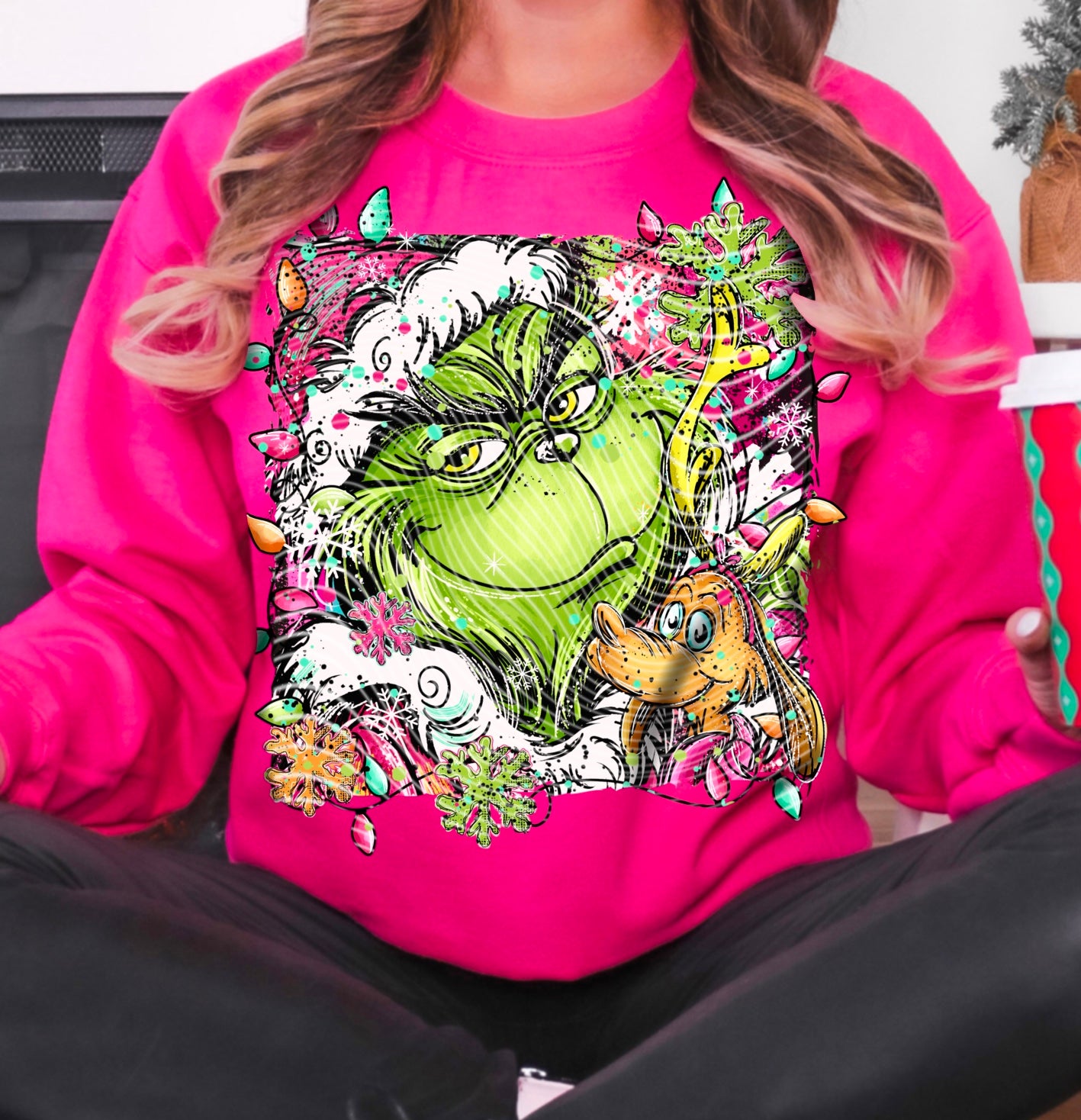 Grinchy DTF Transfer