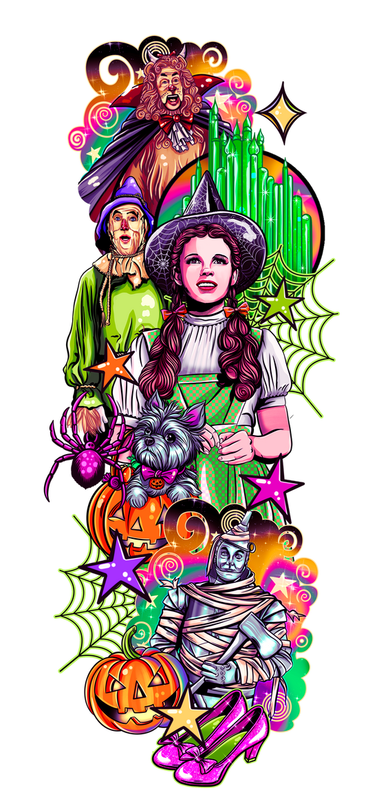 Halloween OZ DTF Transfer SLEEVE