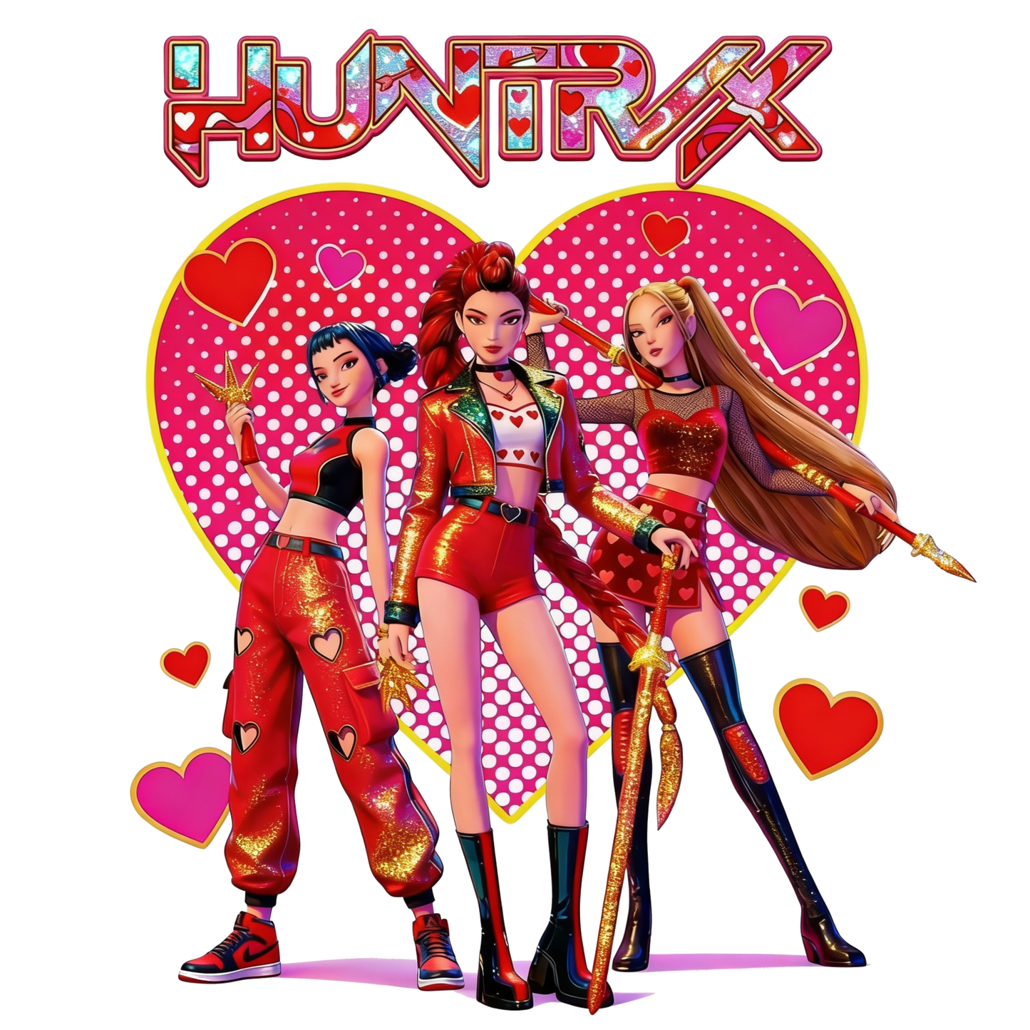 Huntrixx HEART DTF Transfer