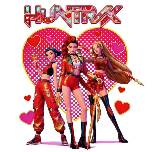 Huntrixx HEART DTF Transfer