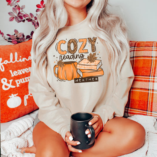 Cozy Reading Weather DTF Transfers