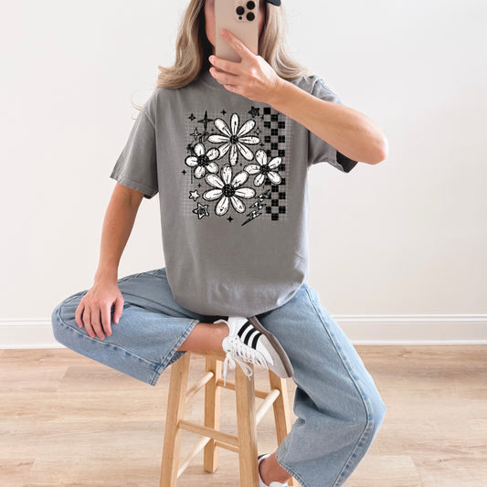 Daisy Checkered DTF Transfer