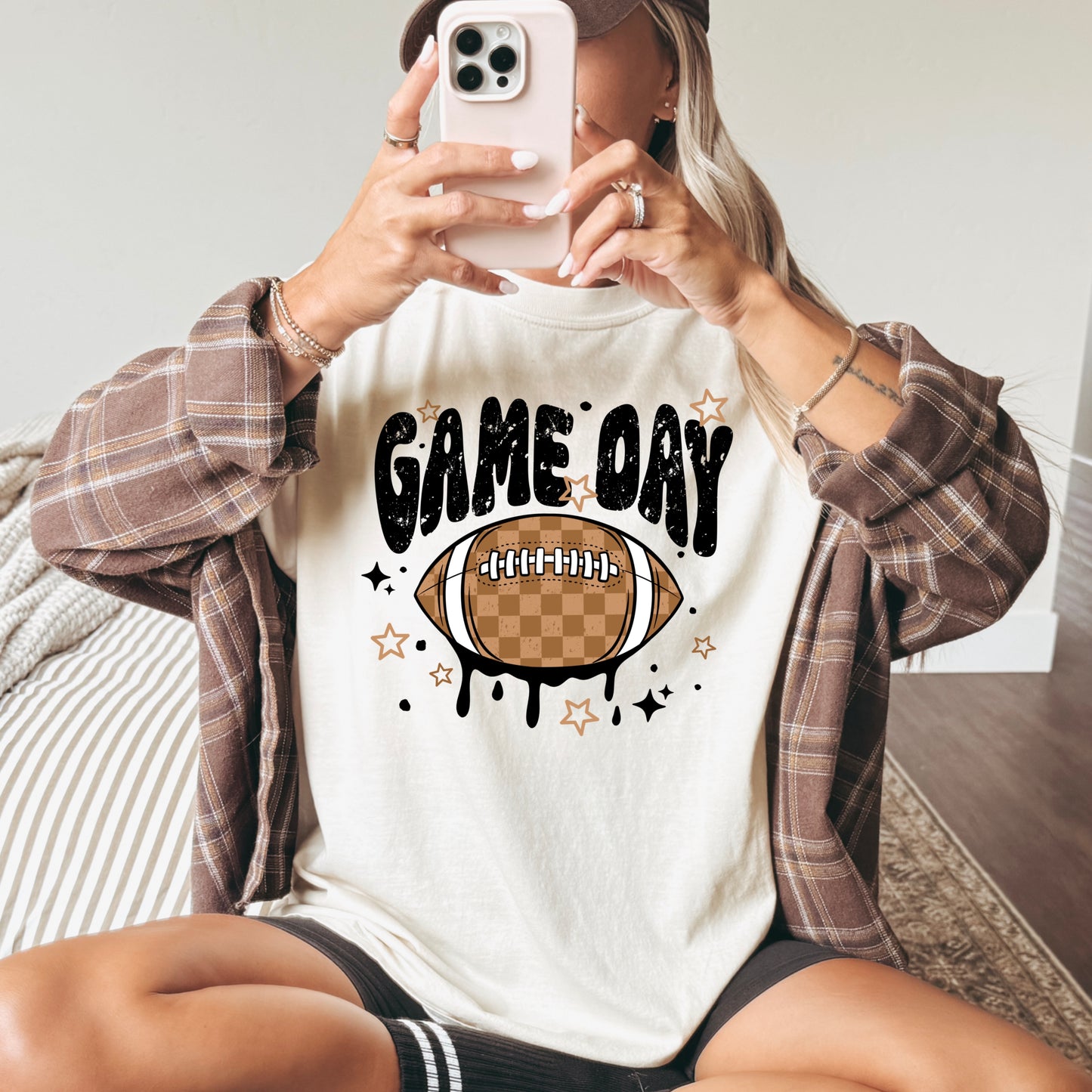Game Day Black DTF Transfer