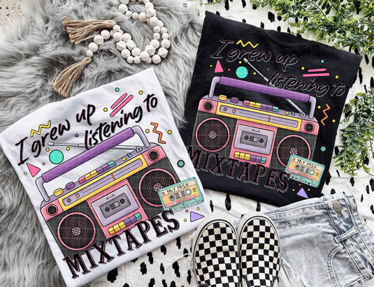Mix Tapes DTF Transfer