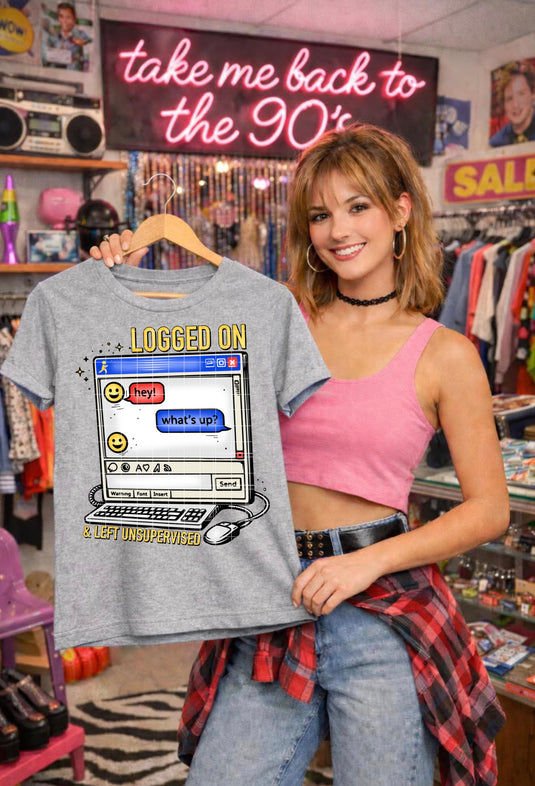 Logged On DTF Transfer