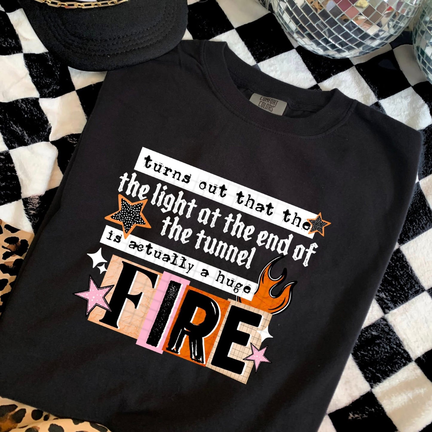 Fire DTF Transfer